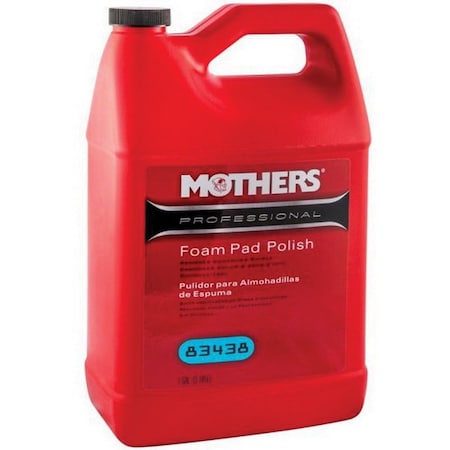 Mothers Finishing Foam Pad Polish, Gallon 83438